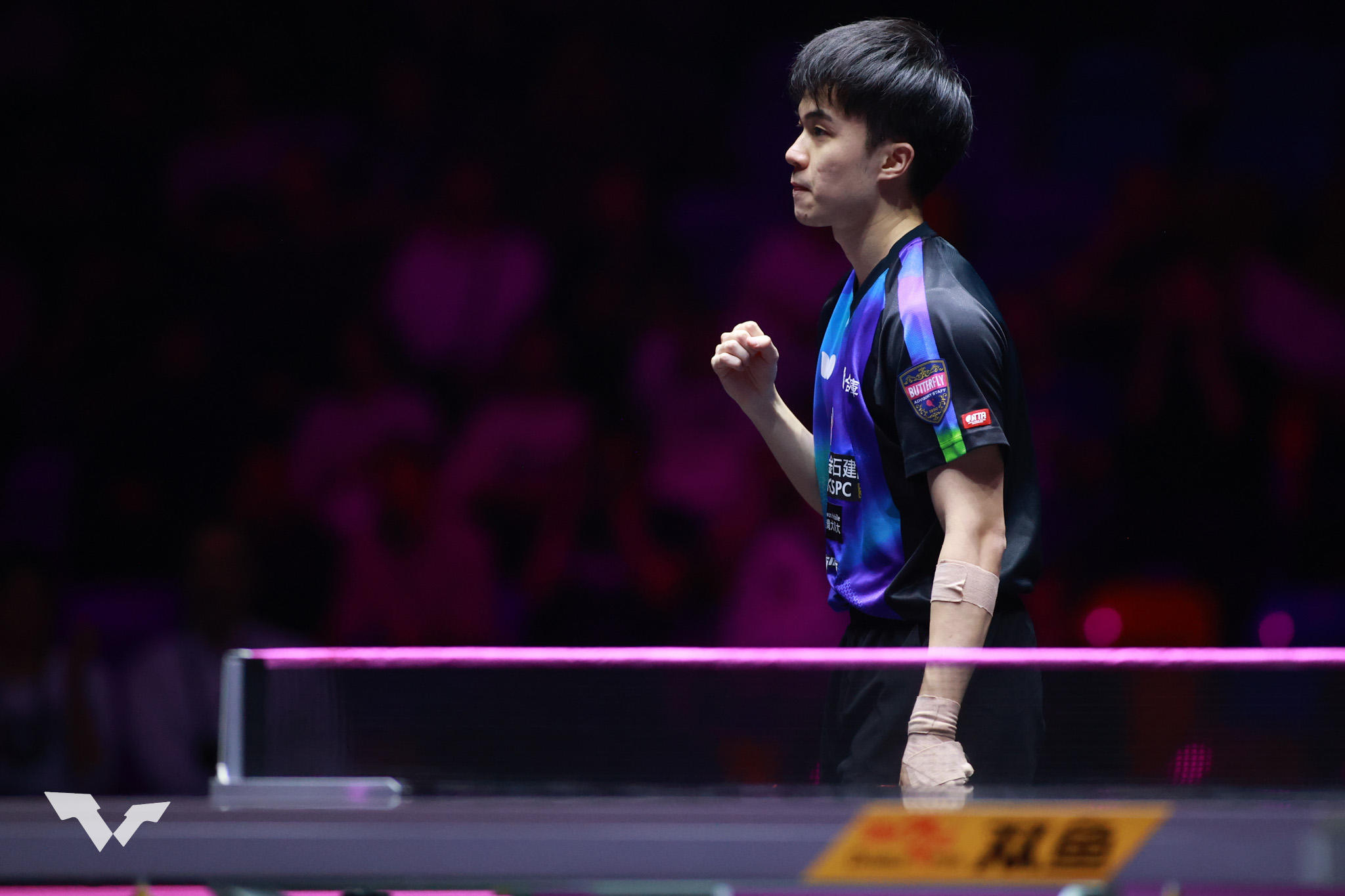 林昀儒 張本智和との日台対決に快勝「準備した戦術を本当にうまく実行